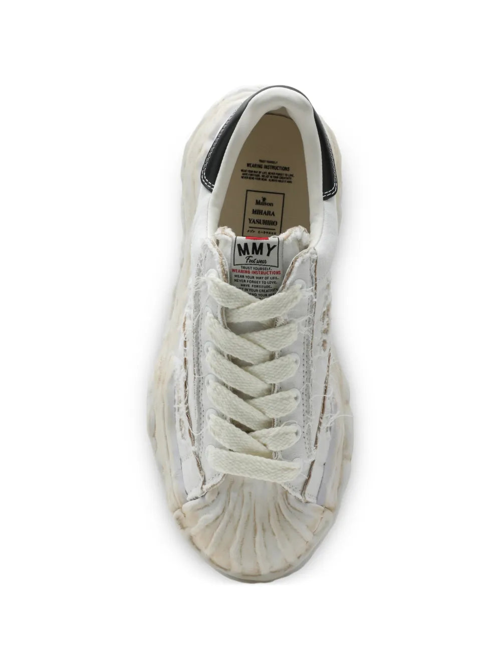 Maison MIHARA YASUHIRO tenis Blakey OG Sole Ripped - blanco