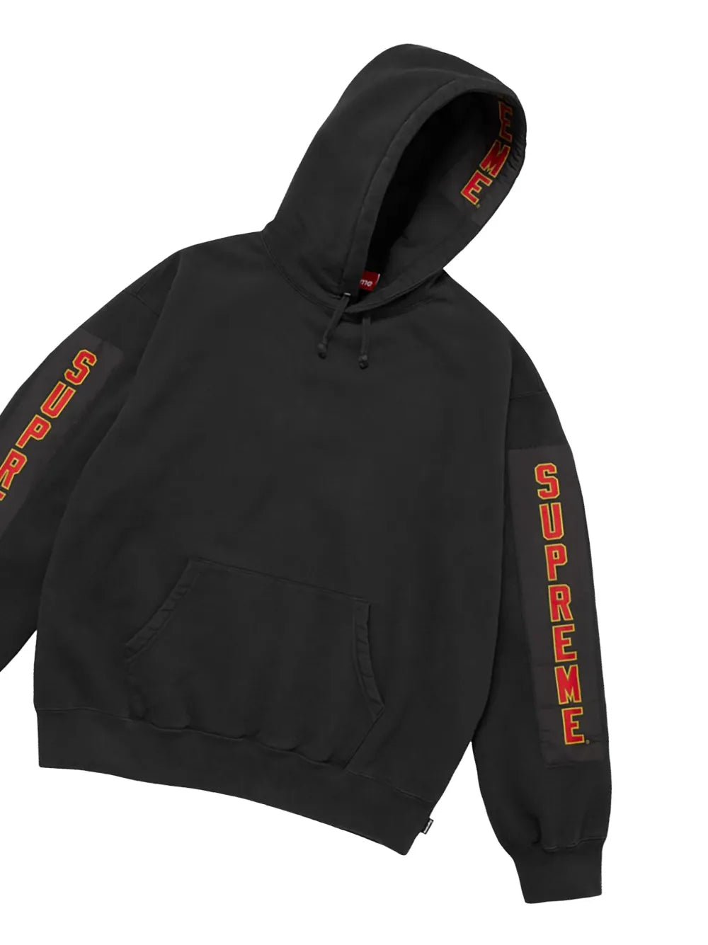 Supreme hoodie con parche del logo - Negro - imagen 2