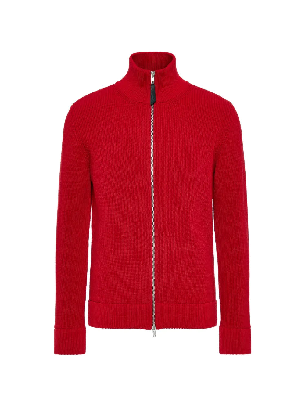 Maison Margiela sudadera de canalé con cierre - Rojo - imagen 1