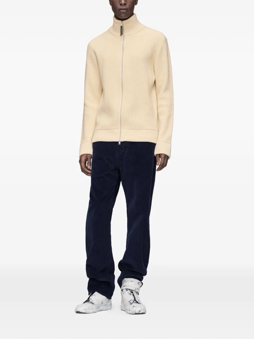Maison Margiela sudadera tejida de canalé Camionneur - Neutro - imagen 2