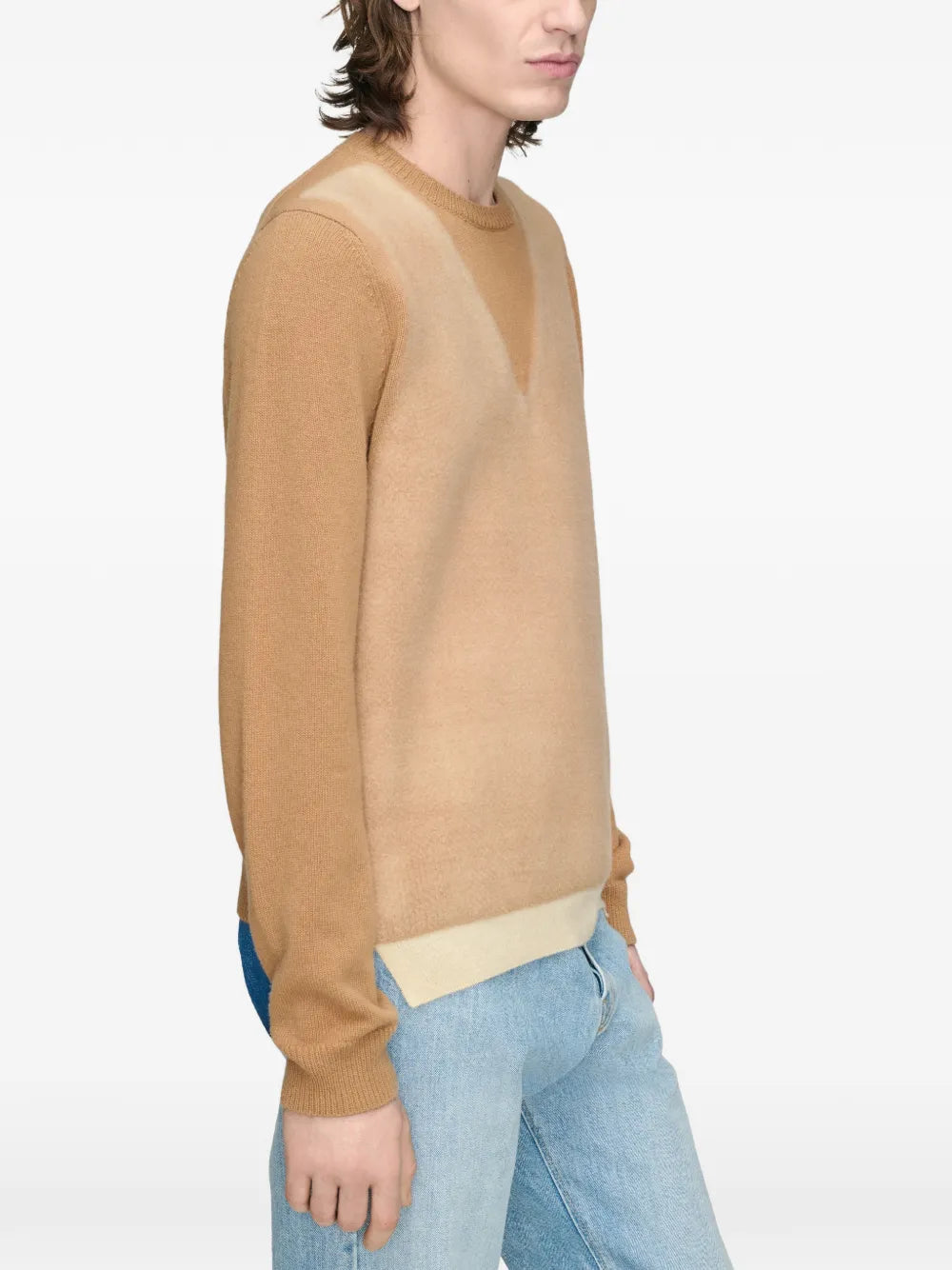 Maison Margiela suéter Trompe L'oeil Memory - Marrón - imagen 4