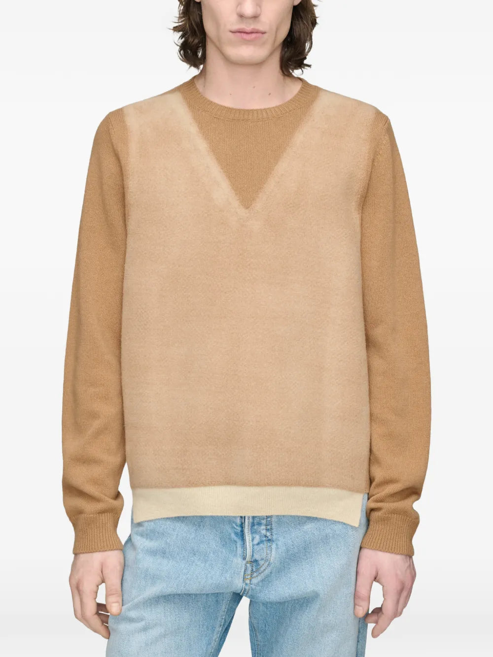 Maison Margiela suéter Trompe L'oeil Memory - Marrón - imagen 3