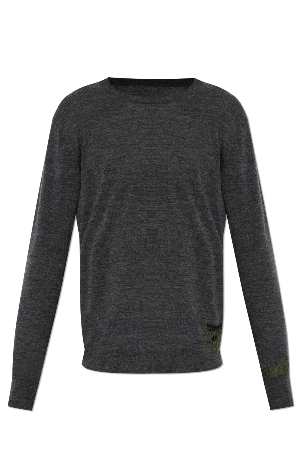 Maison Margiela sudadera con cuello redondo y bordado - Gris - imagen 1