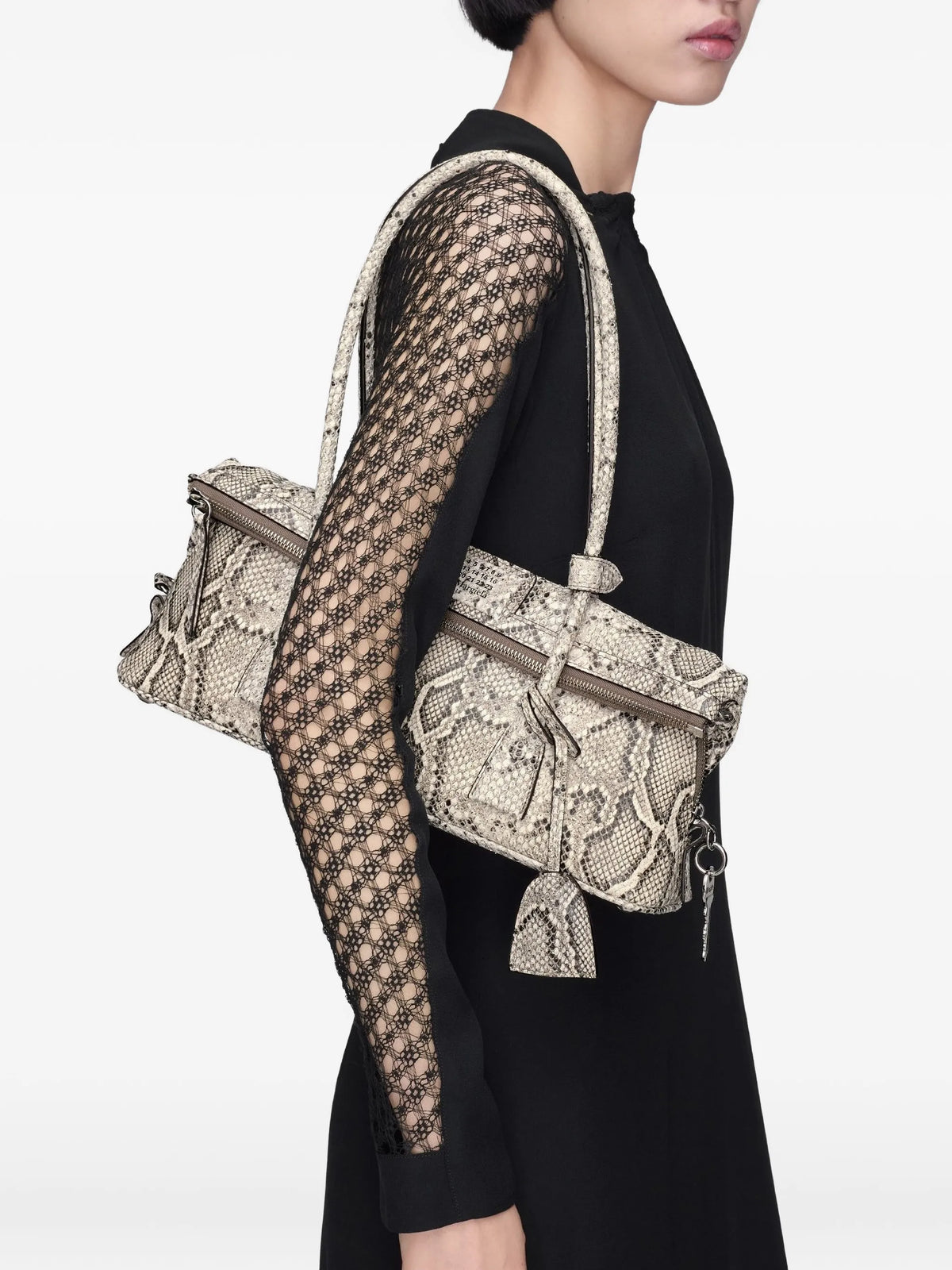 Maison Margiela bolsa de hombro 5AC East West - Gris - imagen 2