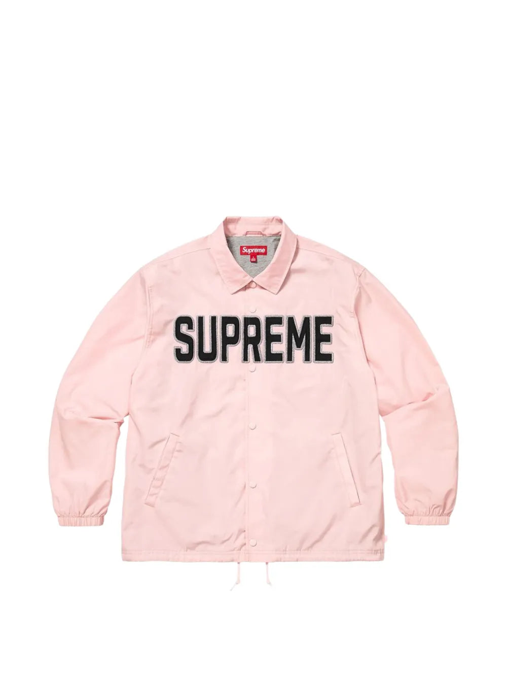 Supreme chamarra con aplique del logo - Rosado - imagen 1