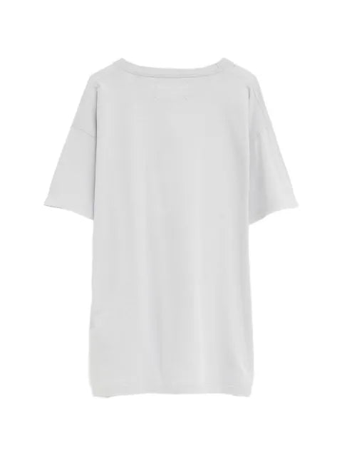 Maison Margiela playera con hombros caídos y logo estampado - imagen 2