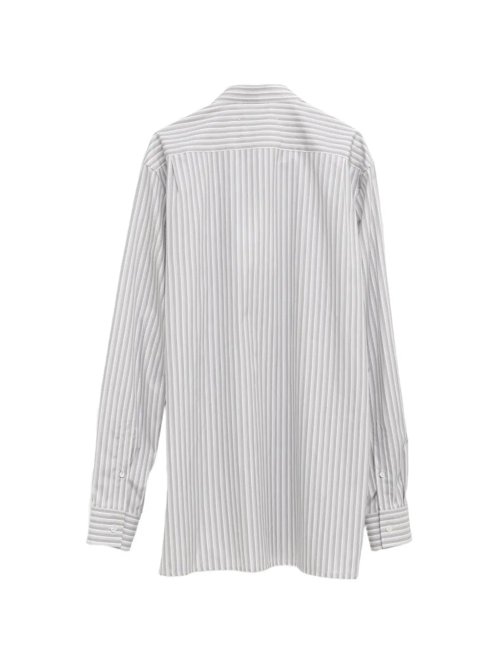 Maison Margiela camisa manga larga con rayas verticales estampadas - Blanco - imagen 2
