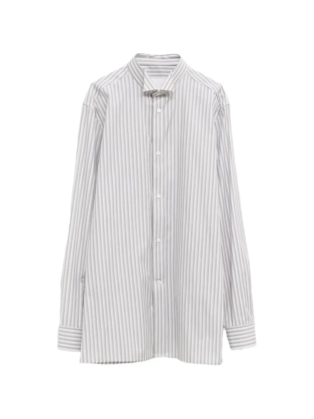 Maison Margiela camisa manga larga con rayas verticales estampadas - Blanco - imagen 1