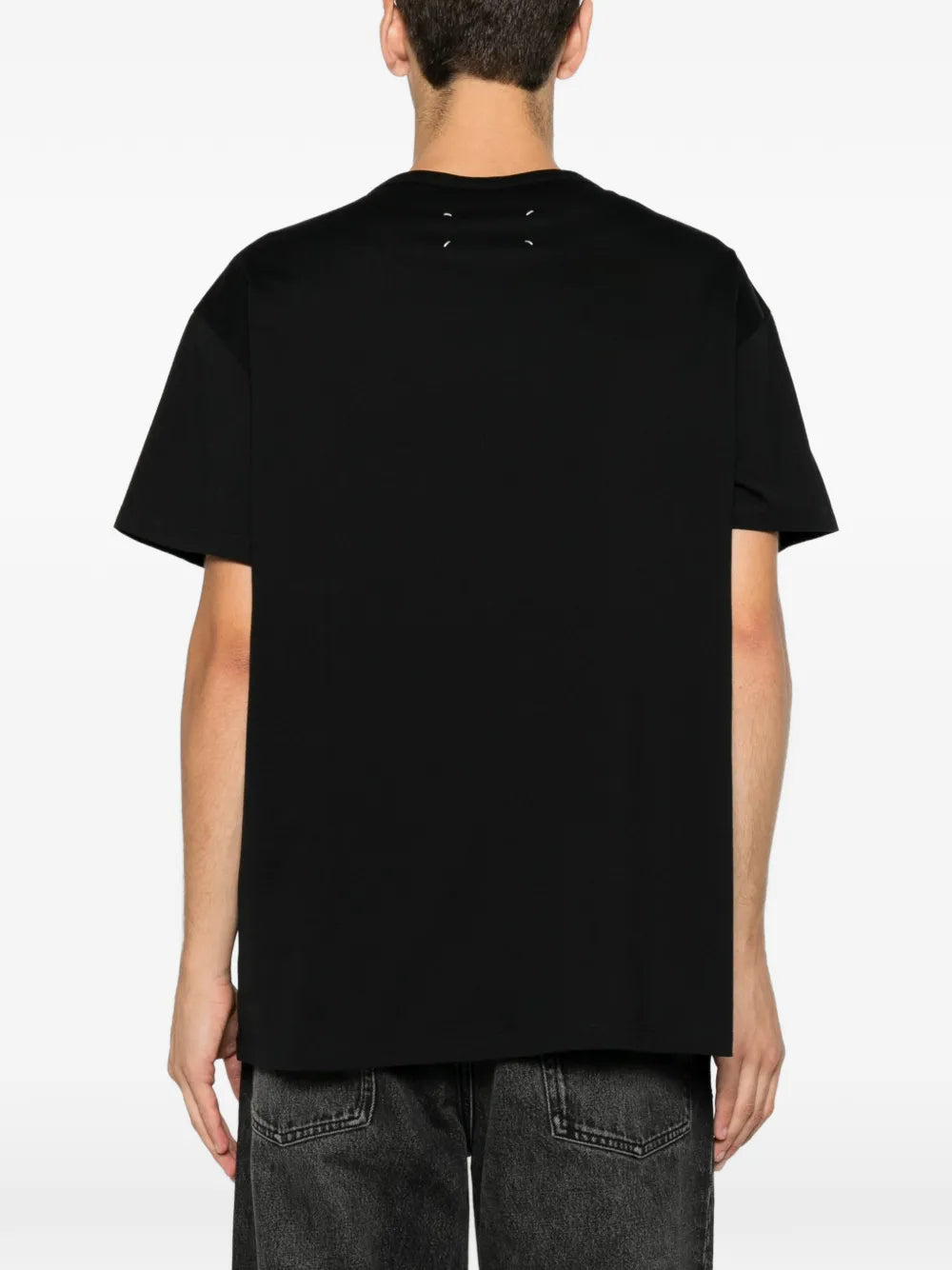 Maison Margiela playera con logo estampado - Negro - imagen 4