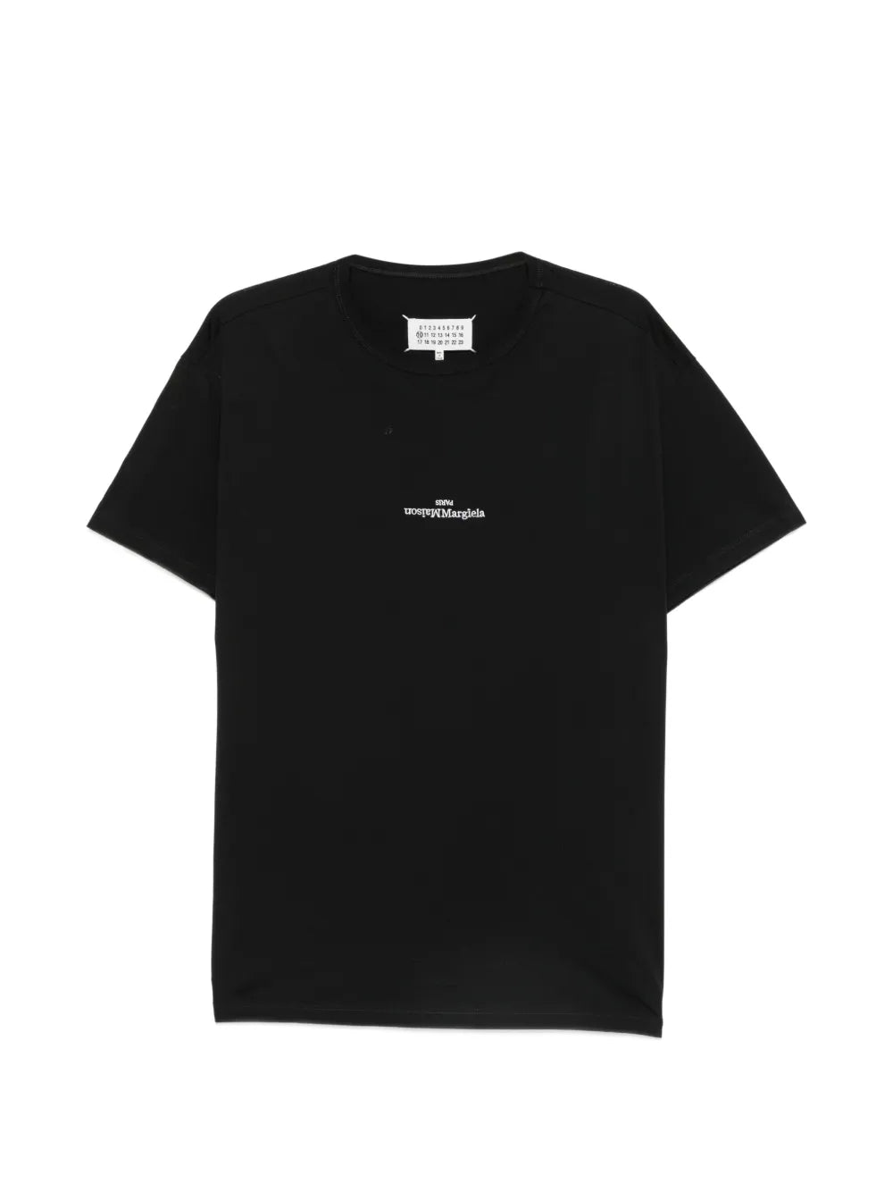 Maison Margiela playera con logo estampado - Negro - imagen 1