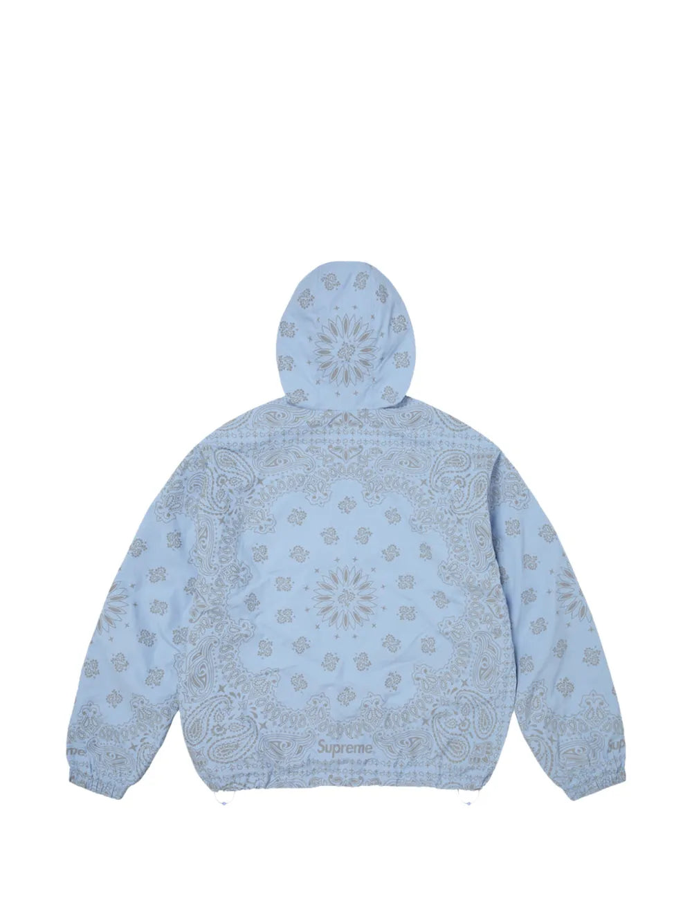 Supreme hoodie con estampado bandana - Azul - imagen 1