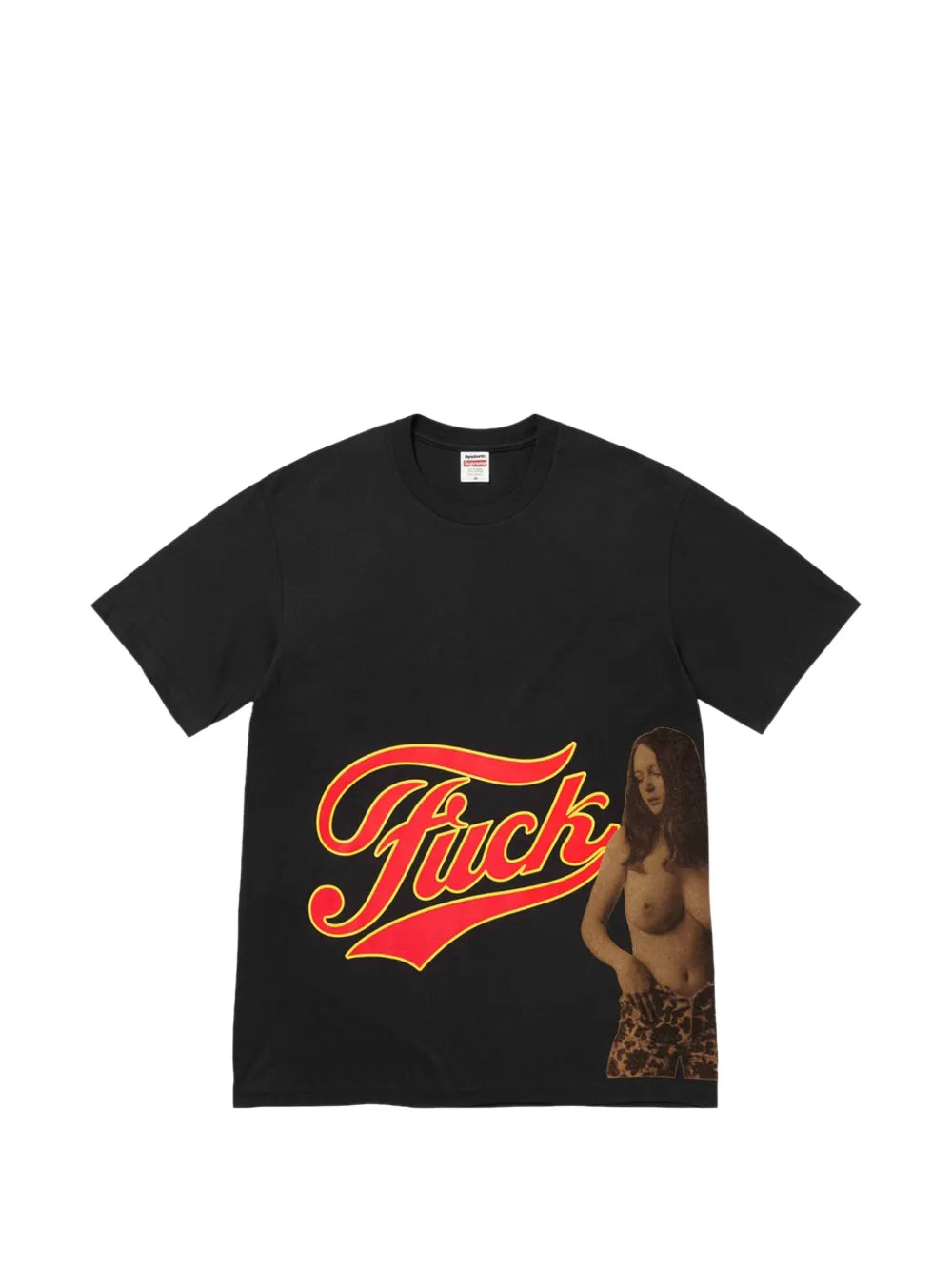 Supreme playera con estampado gráfico en colaboración con Hysteric Glamour - Negro - imagen 1