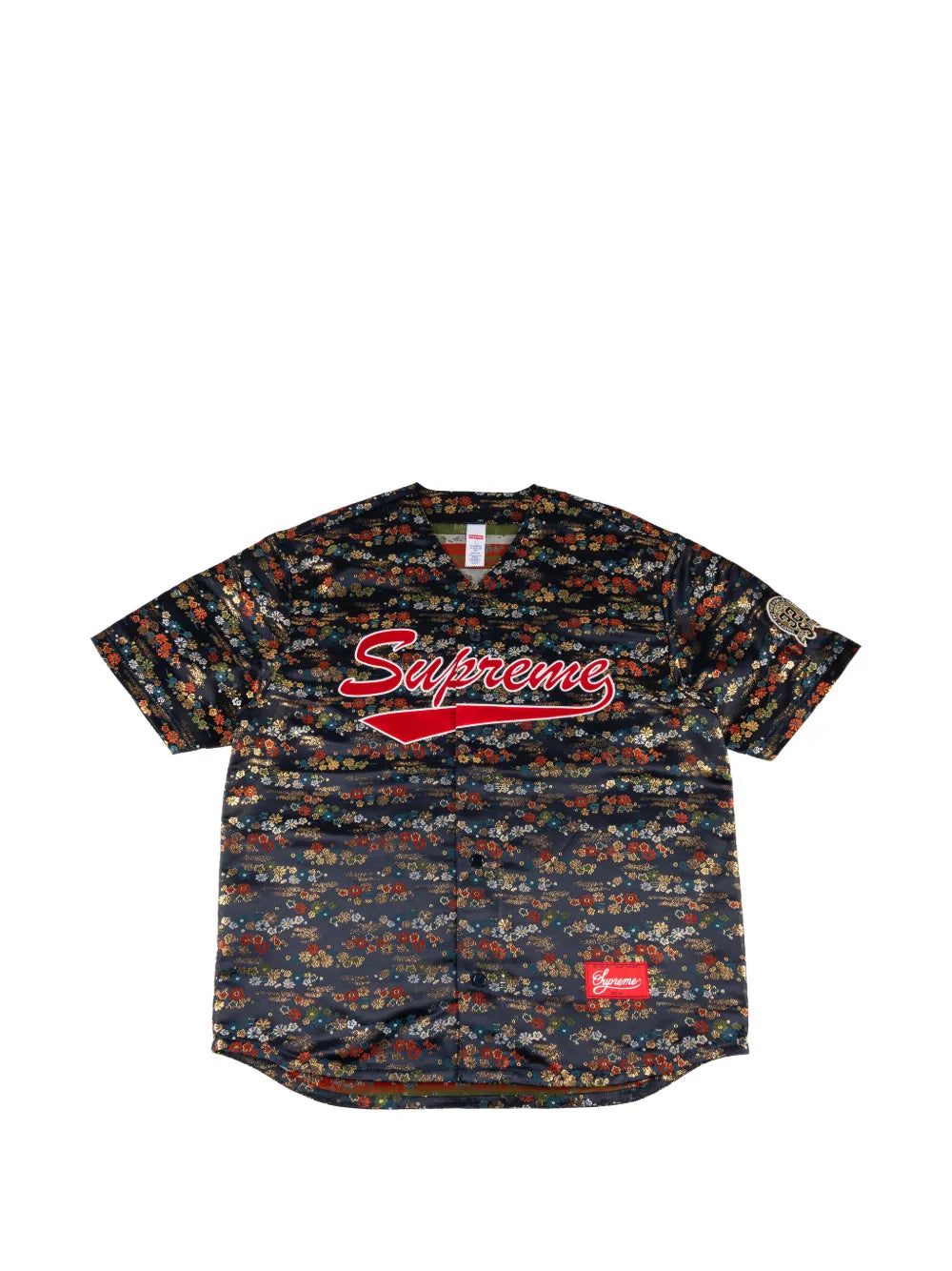 Supreme suéter con estampado floral - Azul - imagen 1