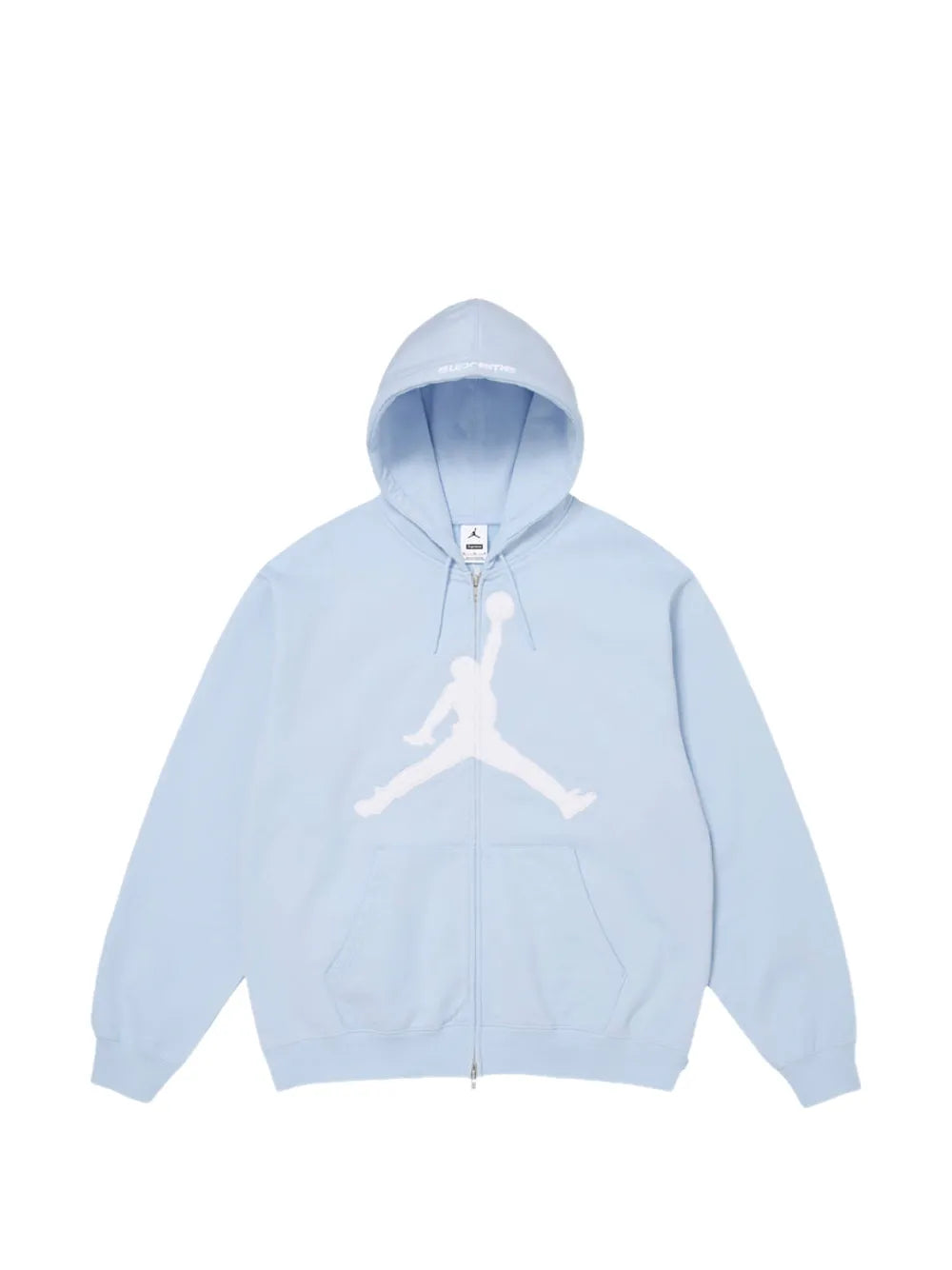 Supreme hoodie con cierre en colaboración con Jordan - Azul - imagen 1