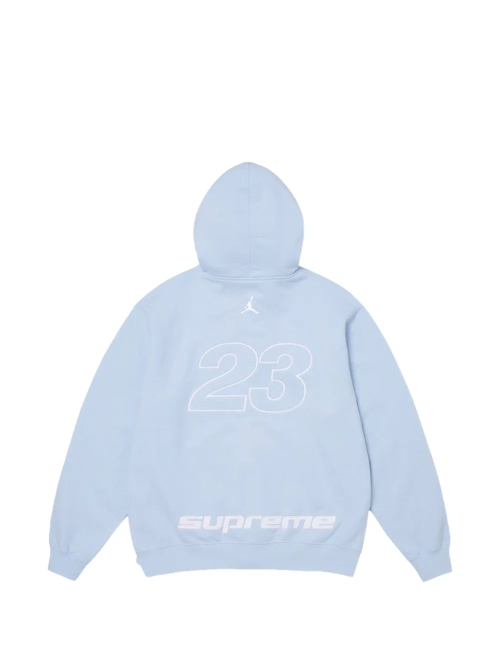 Supreme hoodie con cierre en colaboración con Jordan - Azul - imagen 2