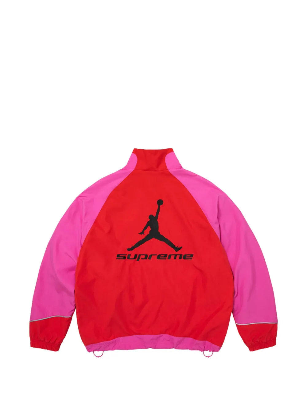 Supreme chamarra con logo estampado en colaboración con Jordan - Rosado - imagen 2