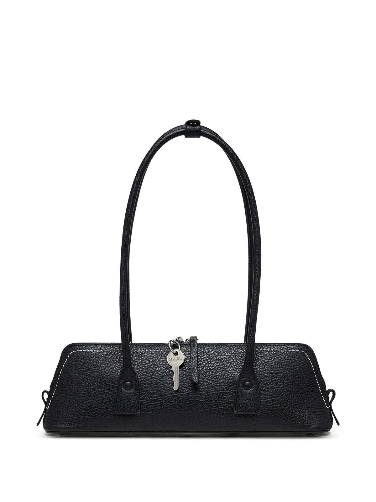 Maison Margiela bolsa de hombro 5AC con parche del logo - Negro - imagen 2