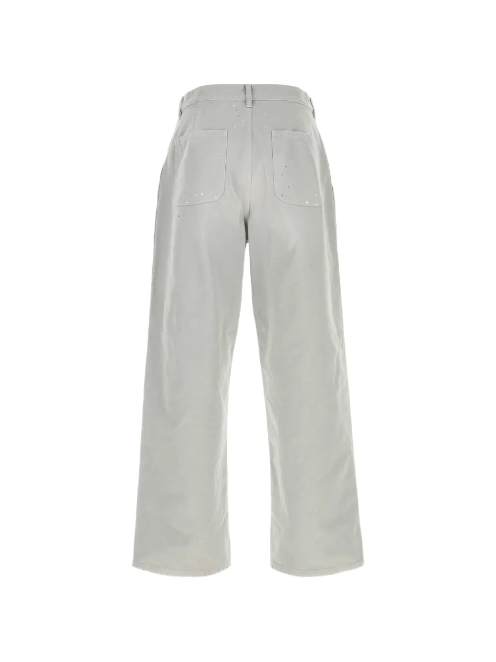 Maison Margiela pantalones con estampado de salpicaduras de pintura - Gris - imagen 2