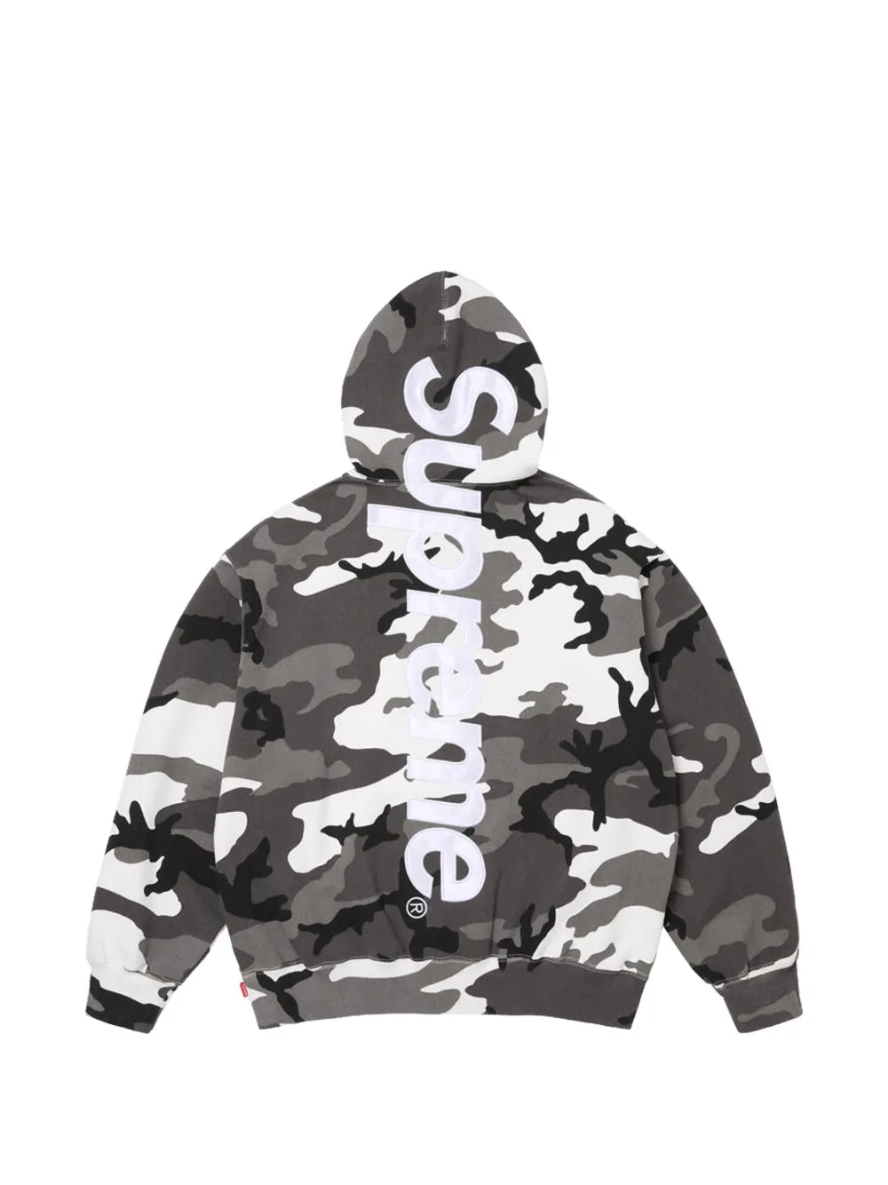 Supreme hoodie con motivo militar y aplique del logo - Gris - imagen 2