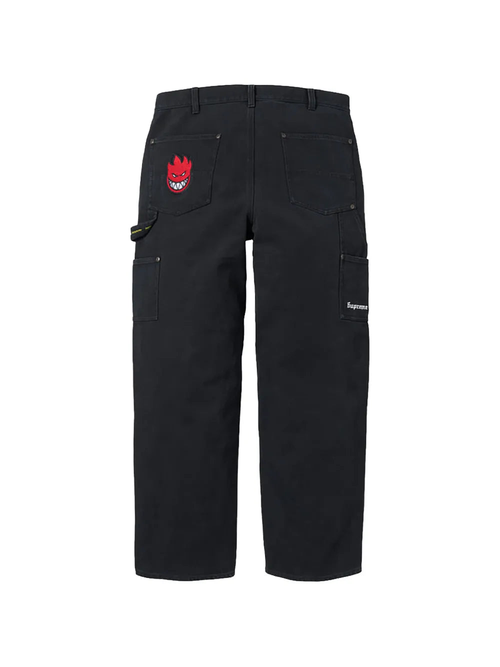Supreme pantalones Double Knee Painter en colaboración con Spitfire® - Negro - imagen 2