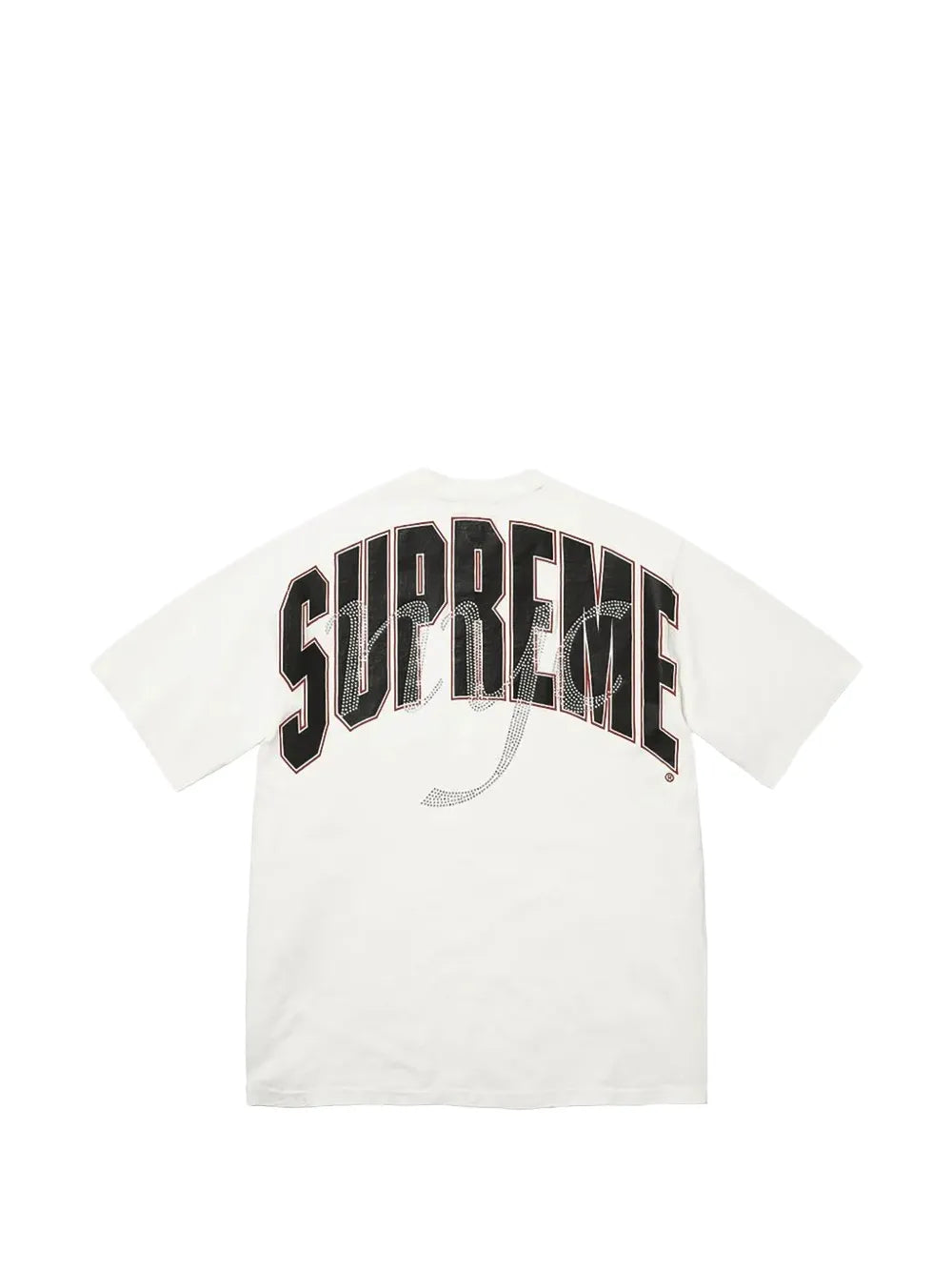 Supreme playera Rhinestone Script - Blanco - imagen 2