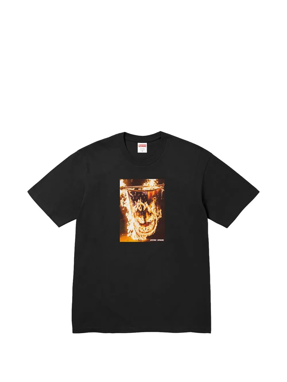 Supreme playera manga corta en colaboración con Spitfire® Flag - Negro - imagen 1