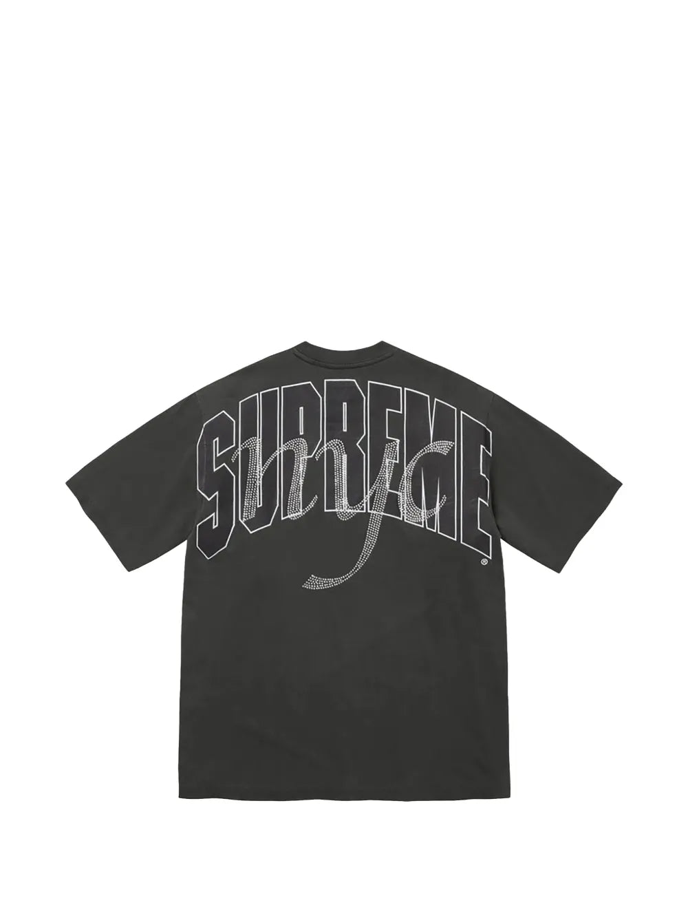 Supreme playera con detalles de strass - Gris - imagen 2