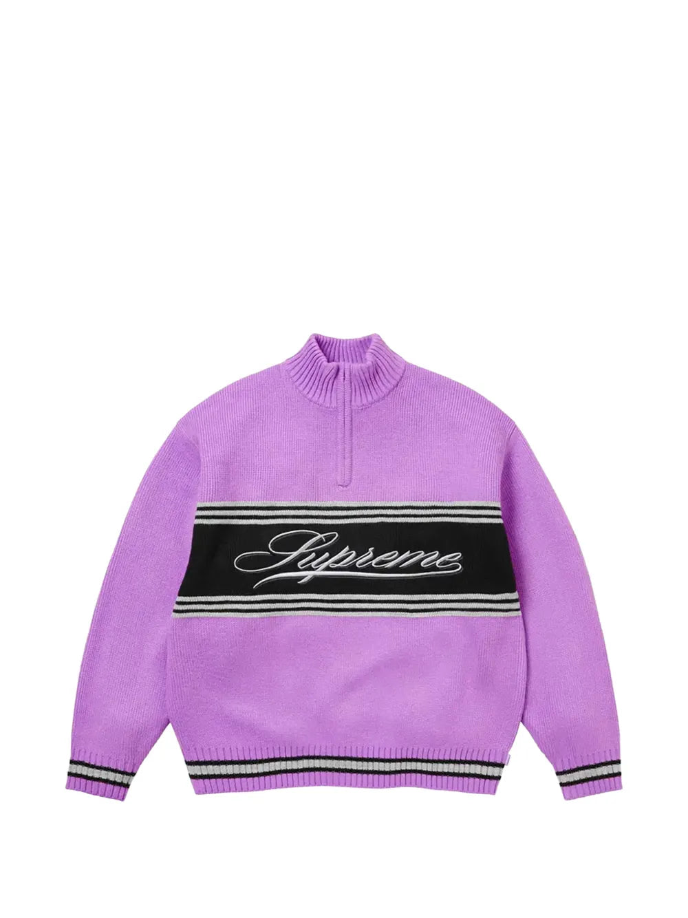 Supreme suéter Script Stripe - Morado - imagen 1