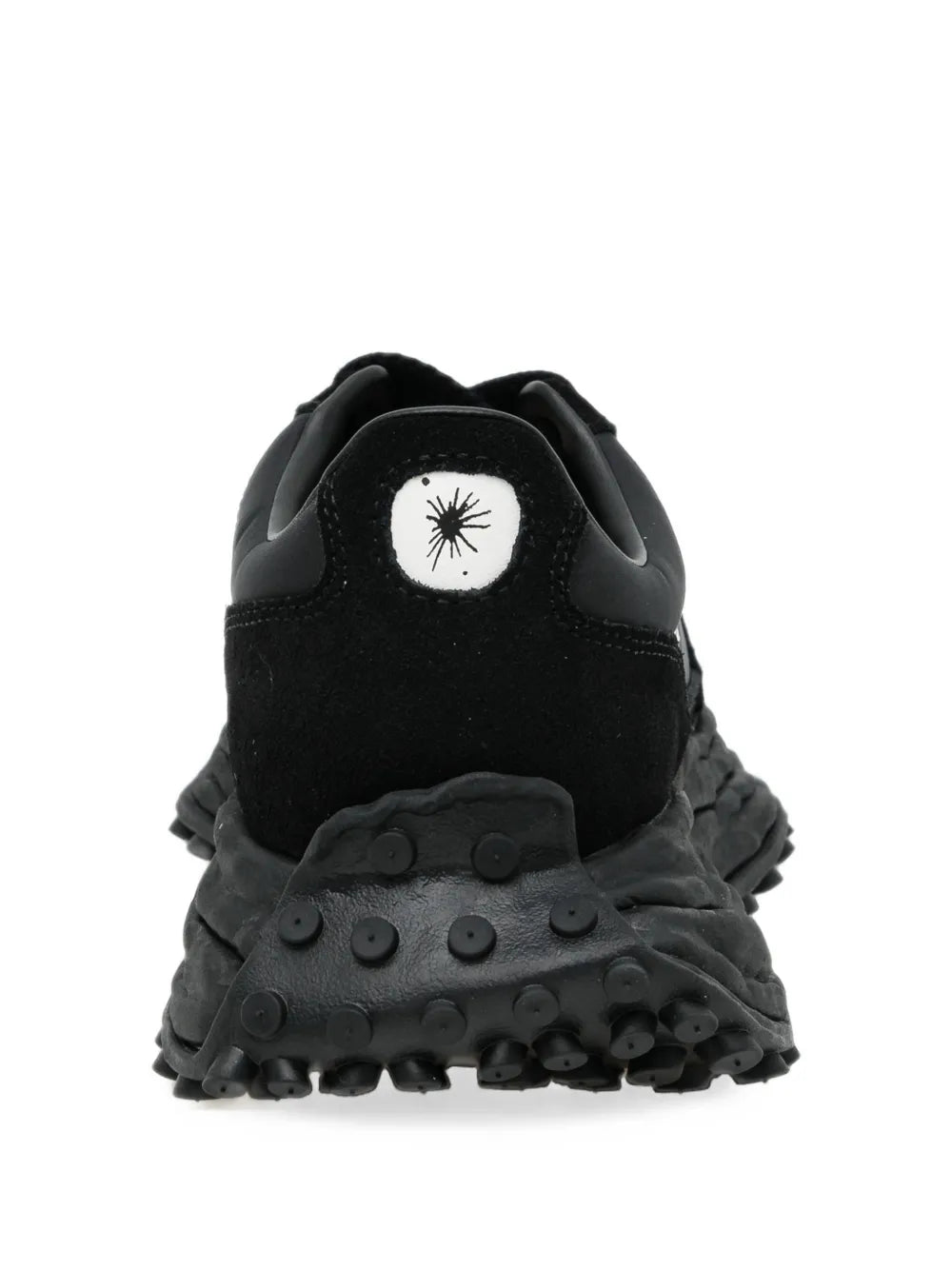 Maison MIHARA YASUHIRO tenis de piel con paneles - negro
