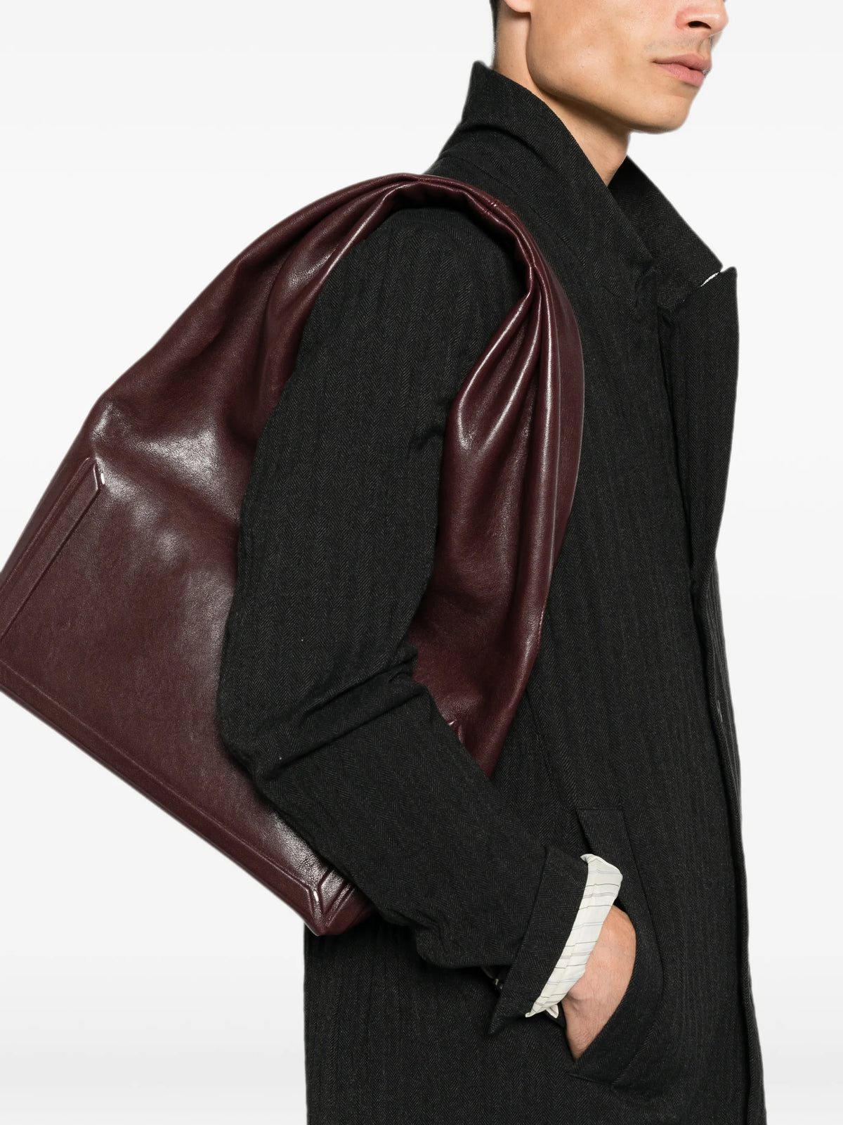 Maison Margiela bolsa Box mediana - Rojo - imagen 2
