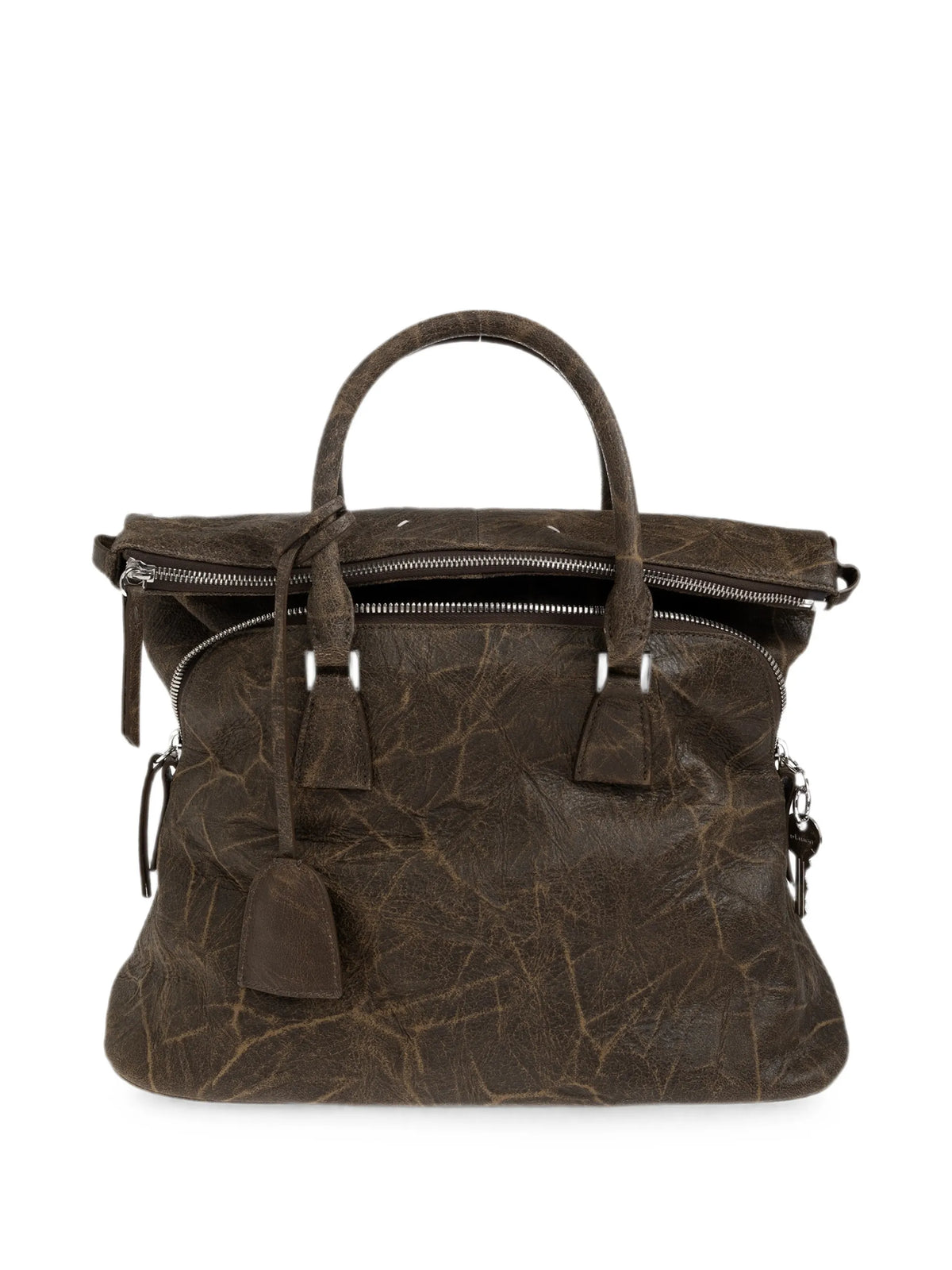 Maison Margiela tote 5AC mediana - Marrón - imagen 3
