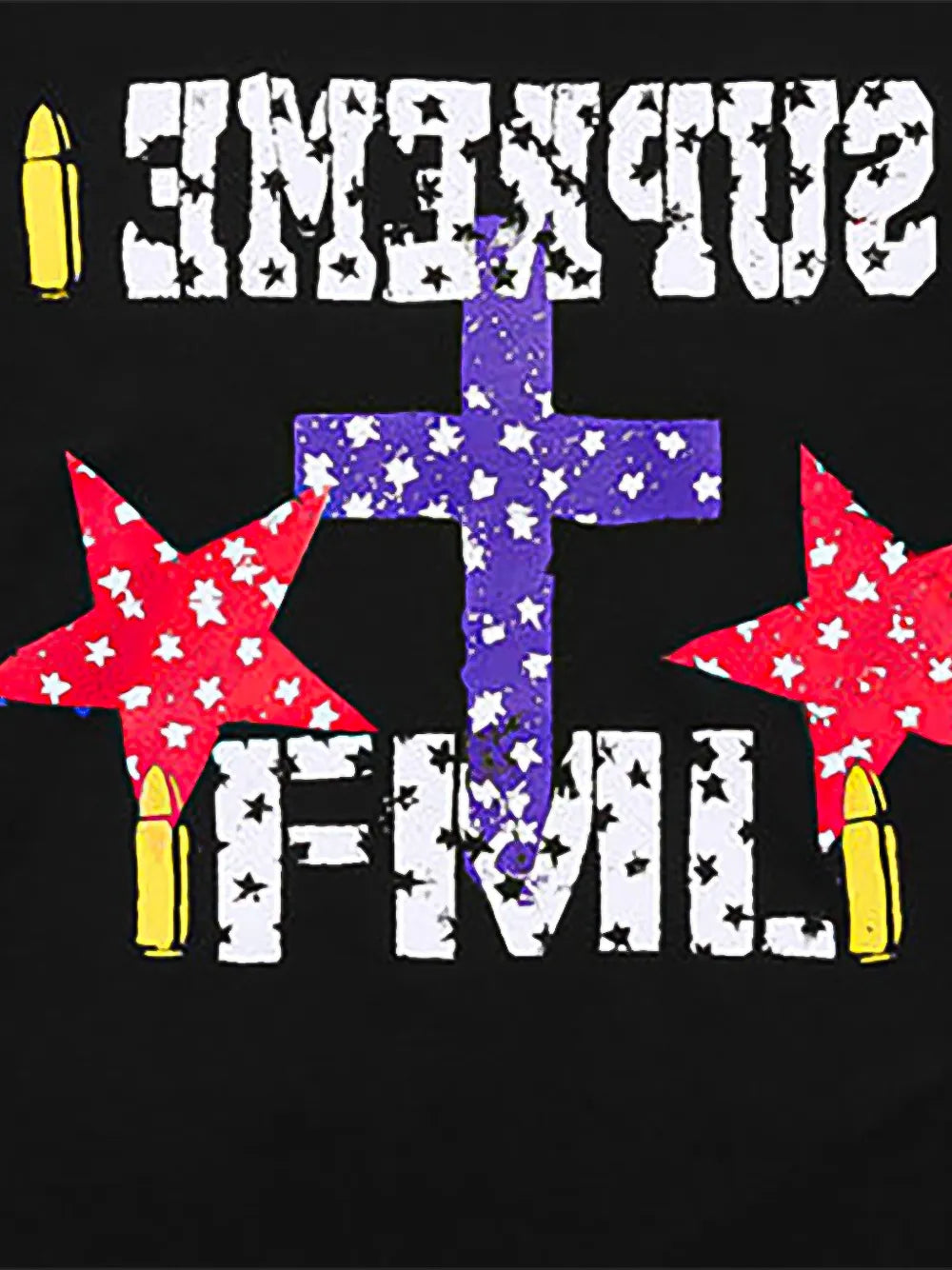 Supreme playera FML con estampado gráfico - Negro - imagen 2