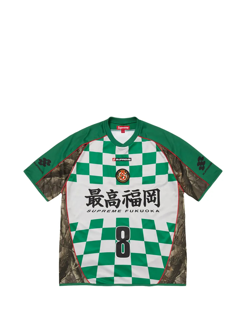 Supreme playera con estampado de cuadros de ajedrez en colaboración con Realtree Hardwoods - Verde - imagen 1