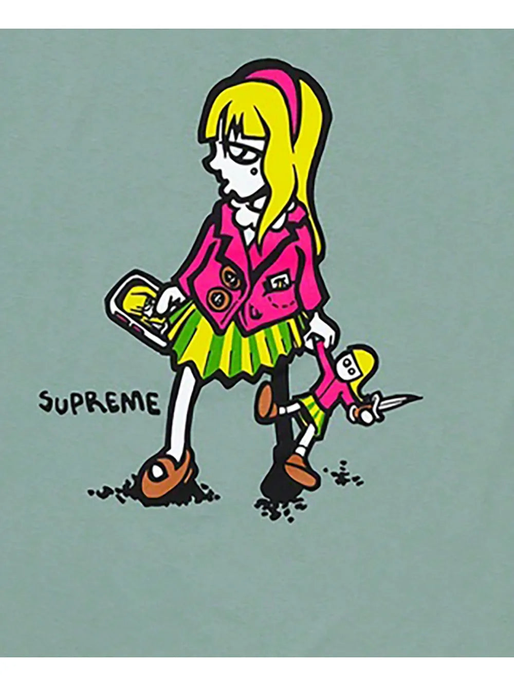 Supreme playera Suzie Switchblade - Verde - imagen 2