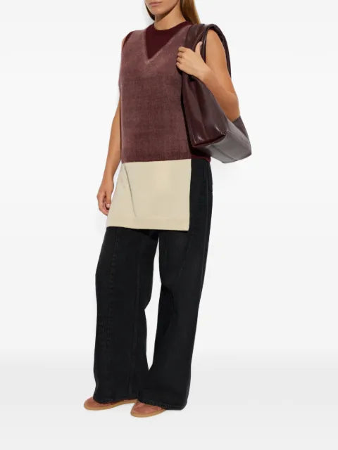 Maison Margiela chaleco tejido con efecto a capas - imagen 2