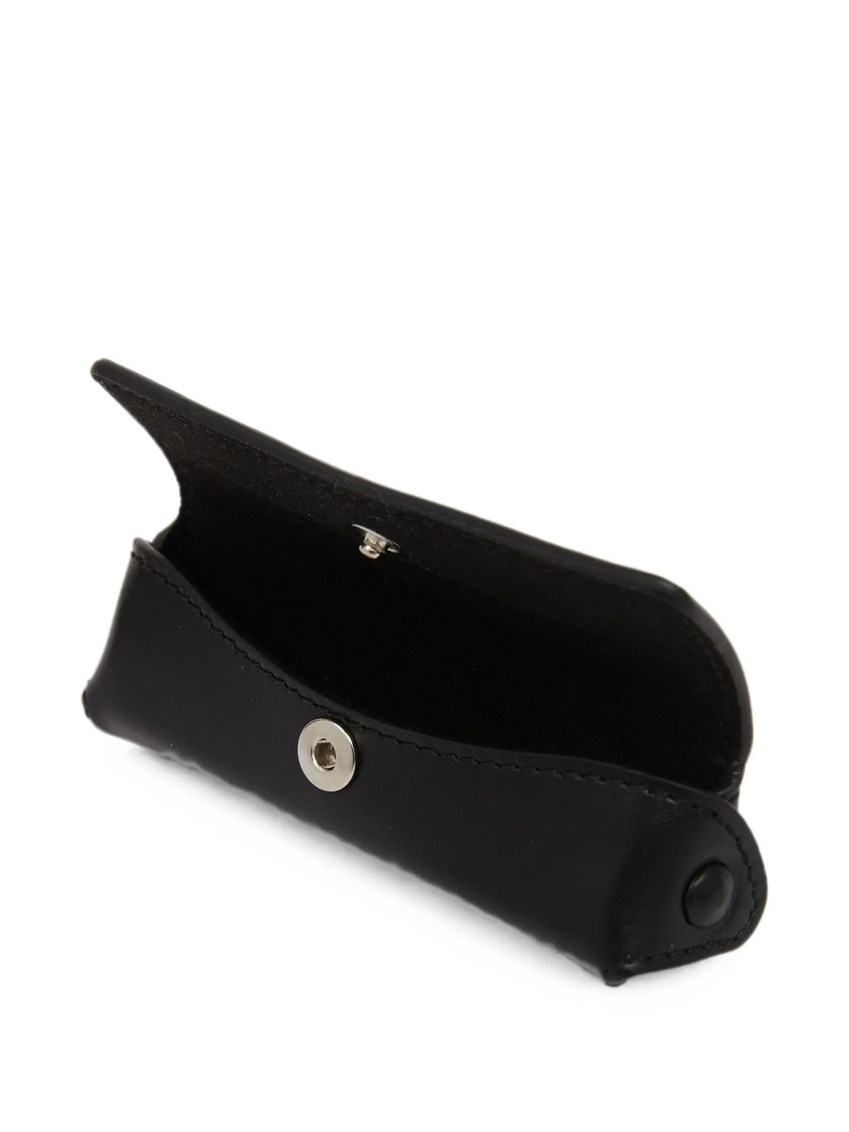 Maison Margiela tarjetero de piel con logo estampado - Negro - imagen 3