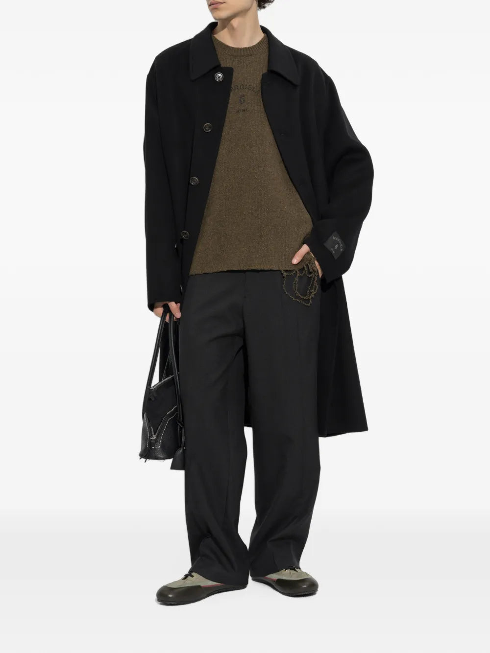 Maison Margiela pantalones con pinzas - Negro - imagen 2
