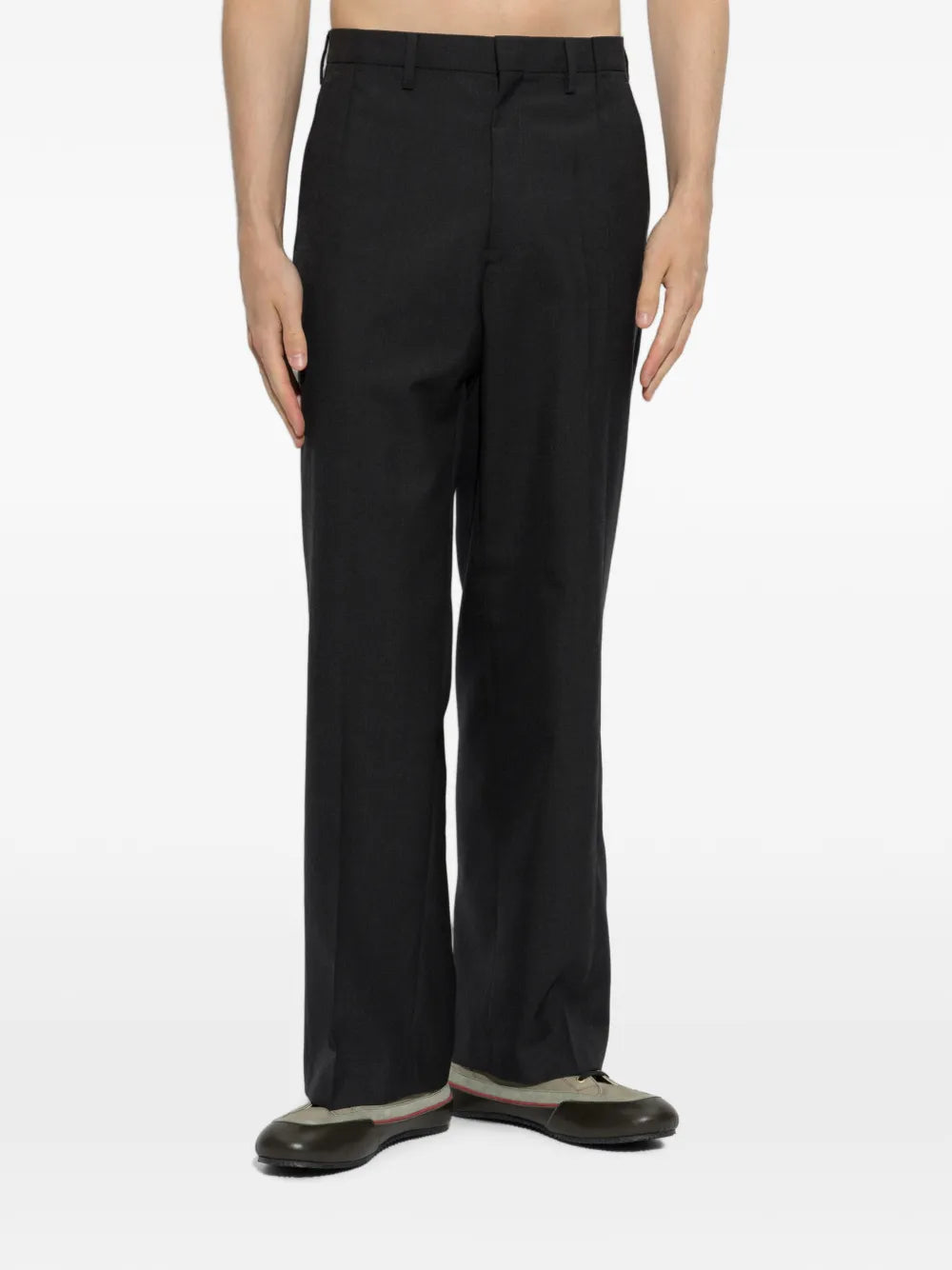 Maison Margiela pantalones con pinzas - Negro - imagen 3