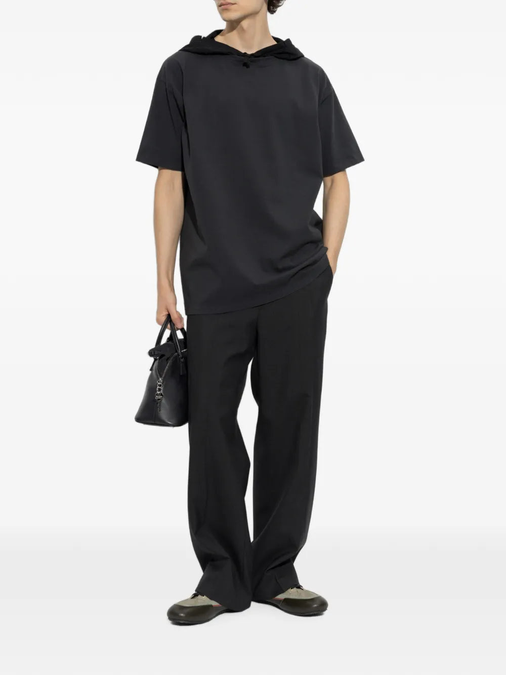 Maison Margiela playera con estampado gráfico - Negro - imagen 2