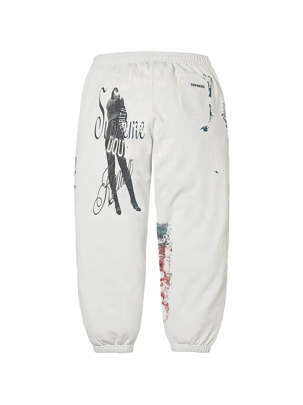 Supreme pants con estampado gráfico - Blanco - imagen 2
