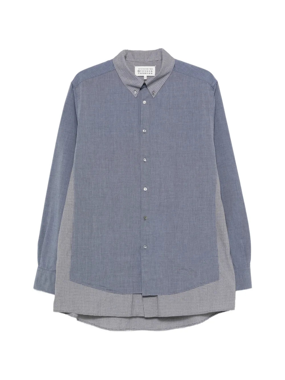 Maison Margiela camisa con paneles y efecto a capas - Azul - imagen 1
