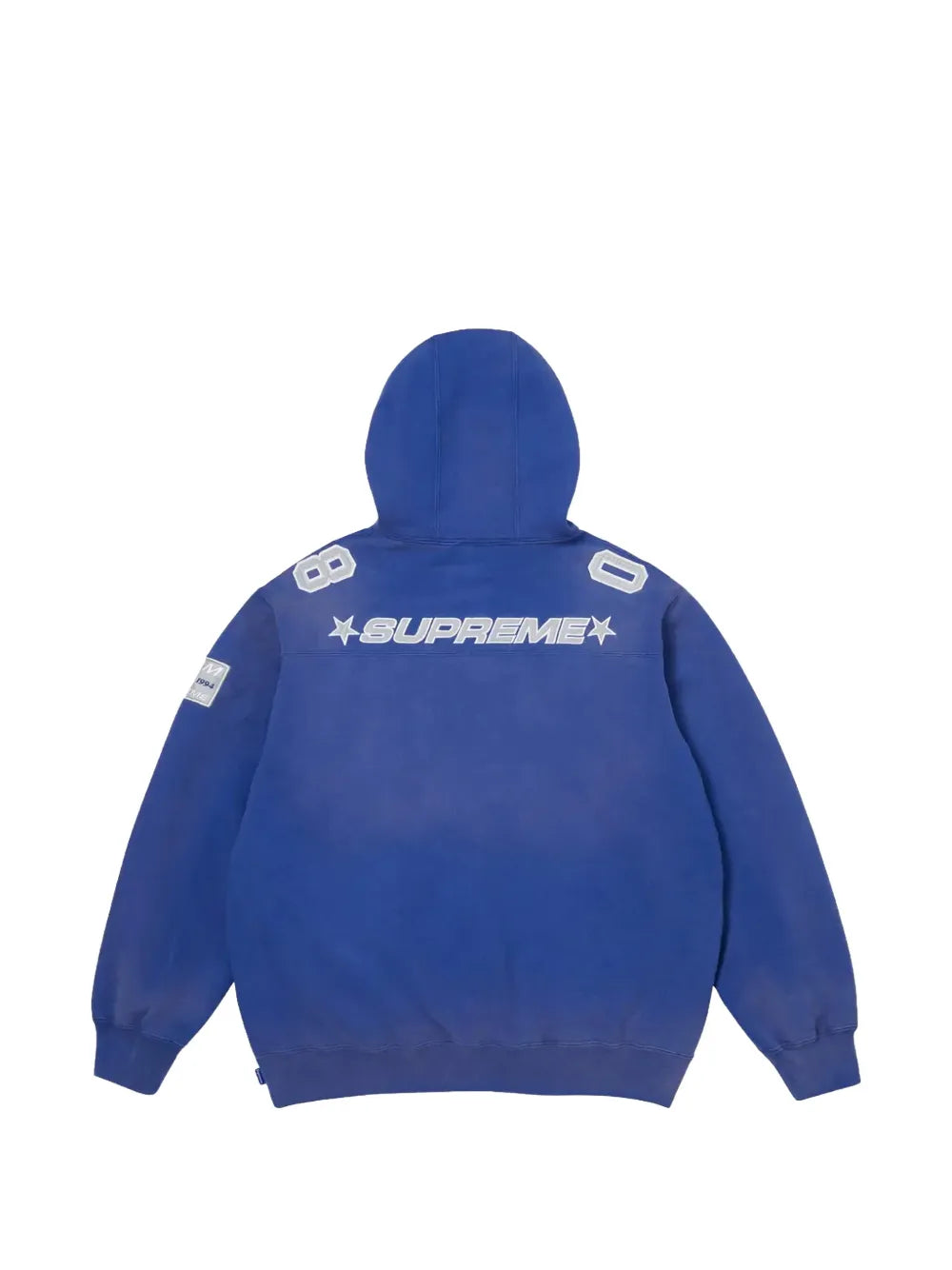 Supreme hoodie con parche del logo - Azul - imagen 2