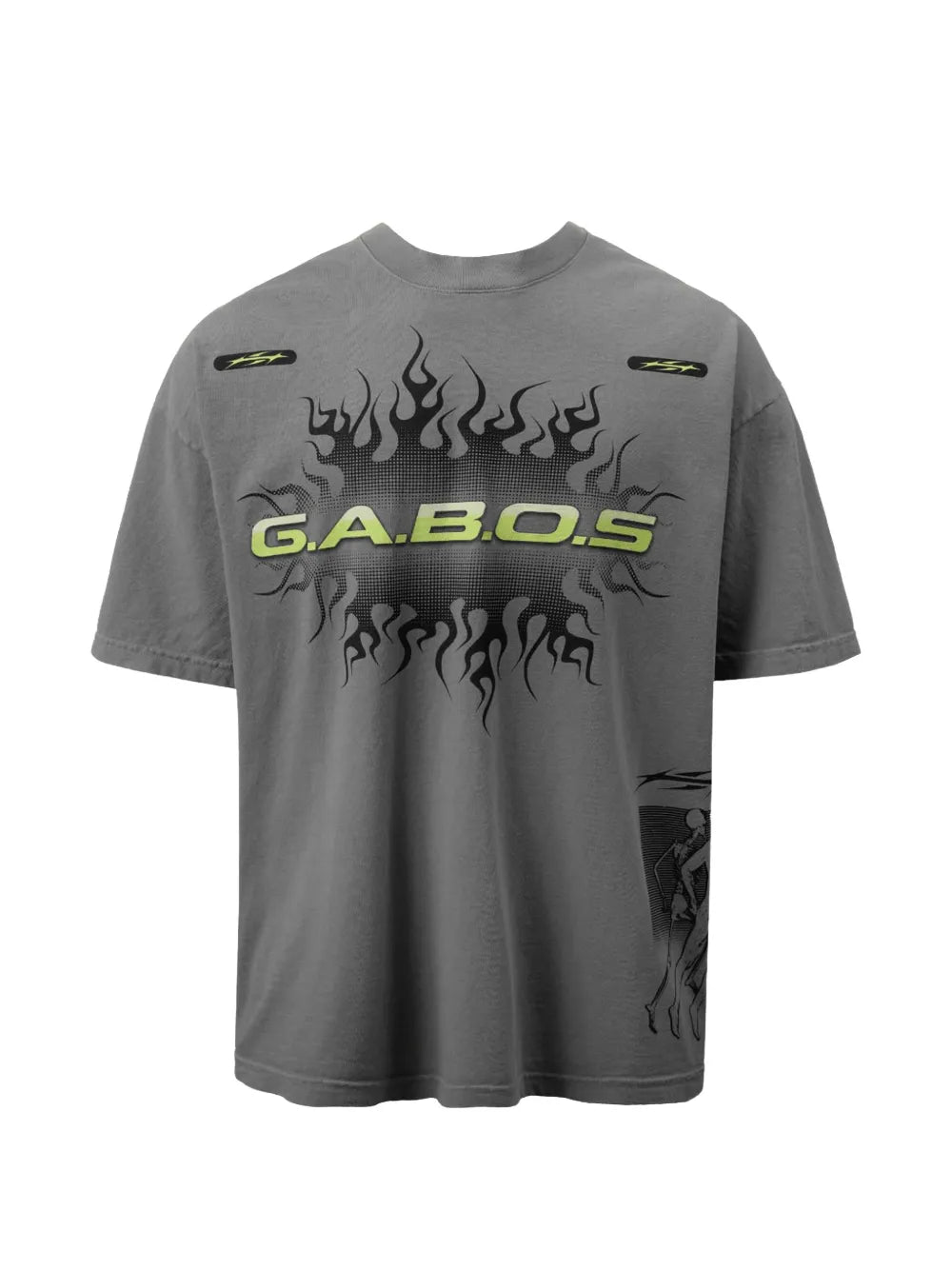 HELLSTAR playera G.A.B.O.S. gris | Farfetch 37630956