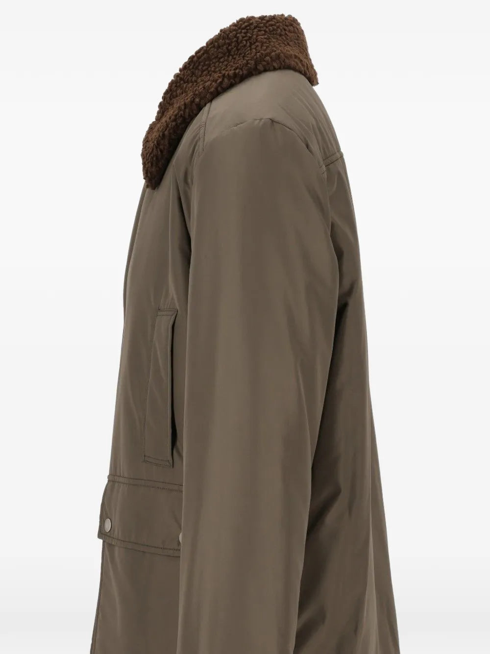 Maison Margiela chamarra de caza con cuello texturizado - Verde - imagen 2