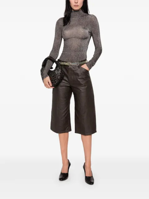 Maison Margiela playera con estampado pied de poule - imagen 2