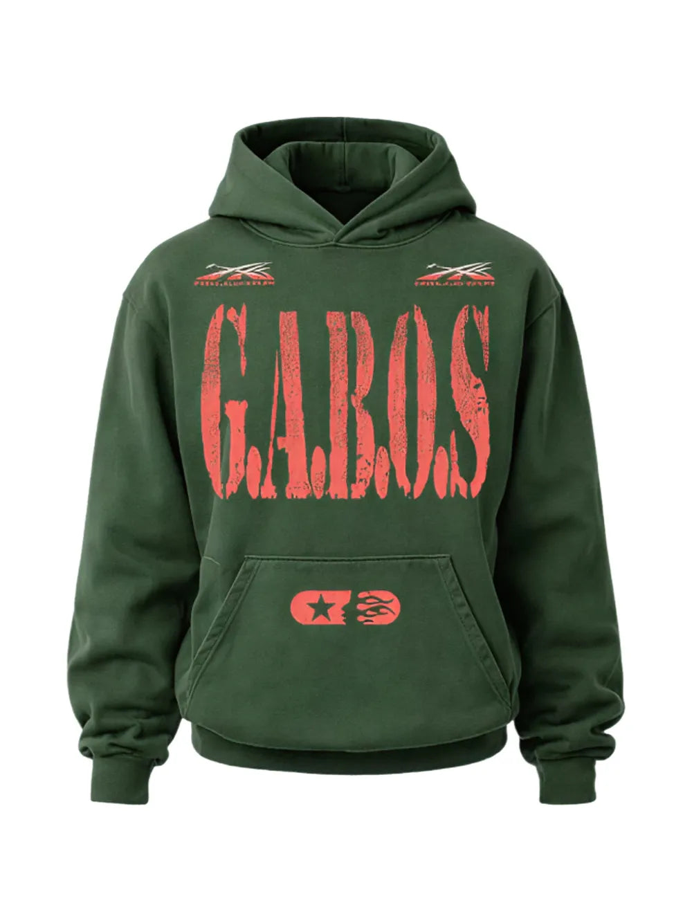 HELLSTAR hoodie G.A.B.O.S. verde | Farfetch 37651840