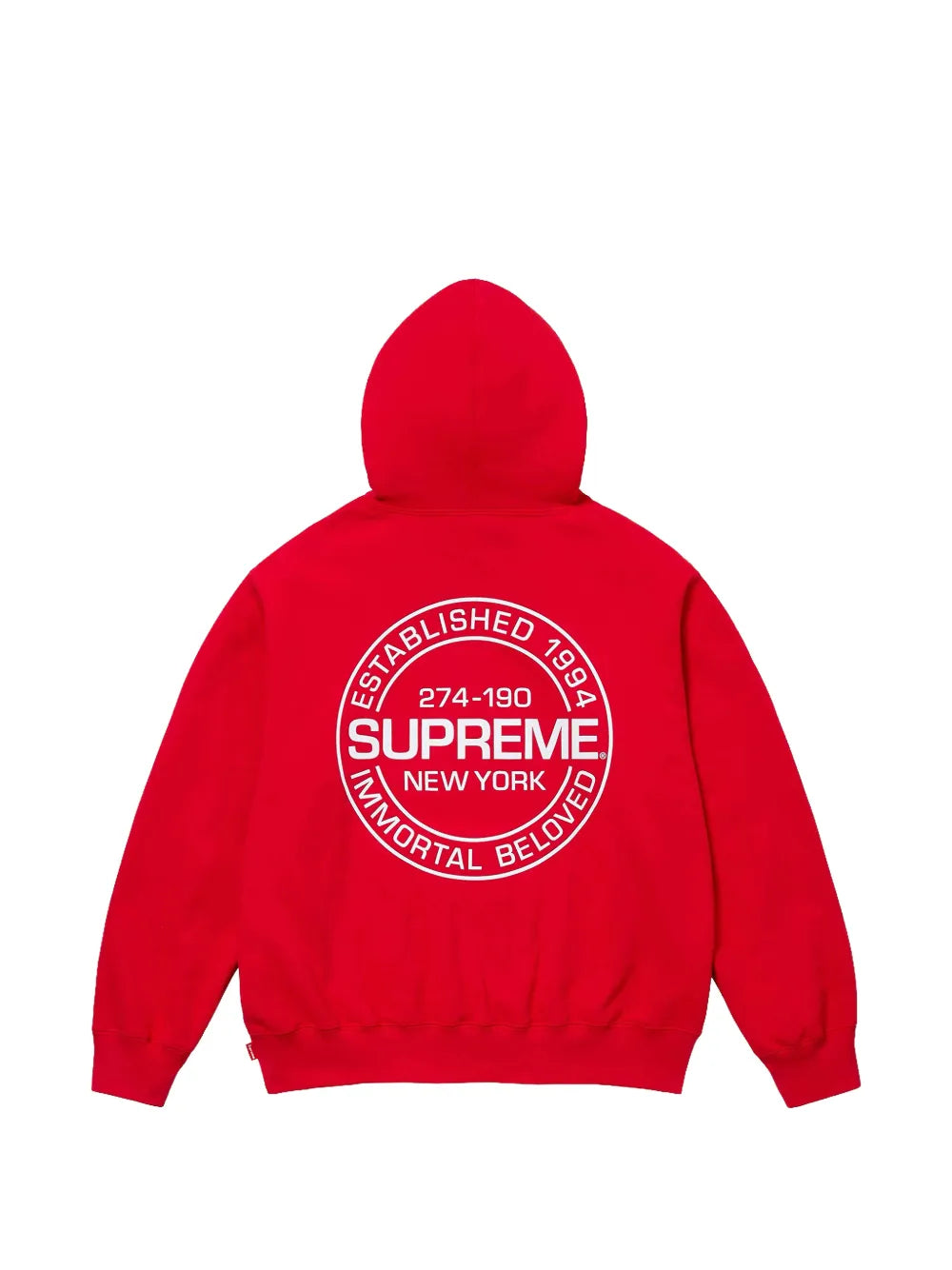 Supreme hoodie Immortal con logo estampado - Rojo - imagen 2