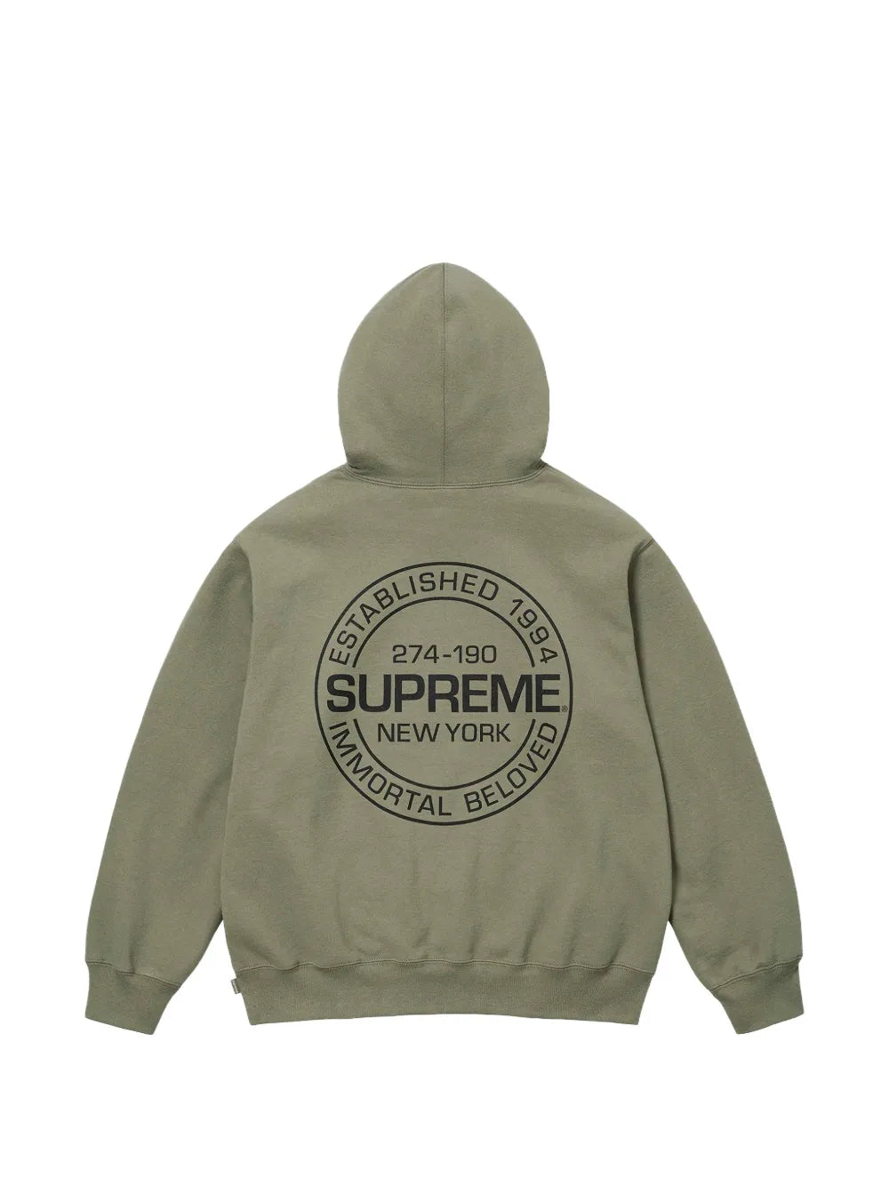 Supreme hoodie Immortal con logo estampado - Verde - imagen 2