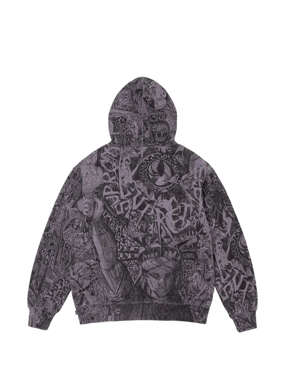 Supreme hoodie con motivo Liberty - Morado - imagen 2