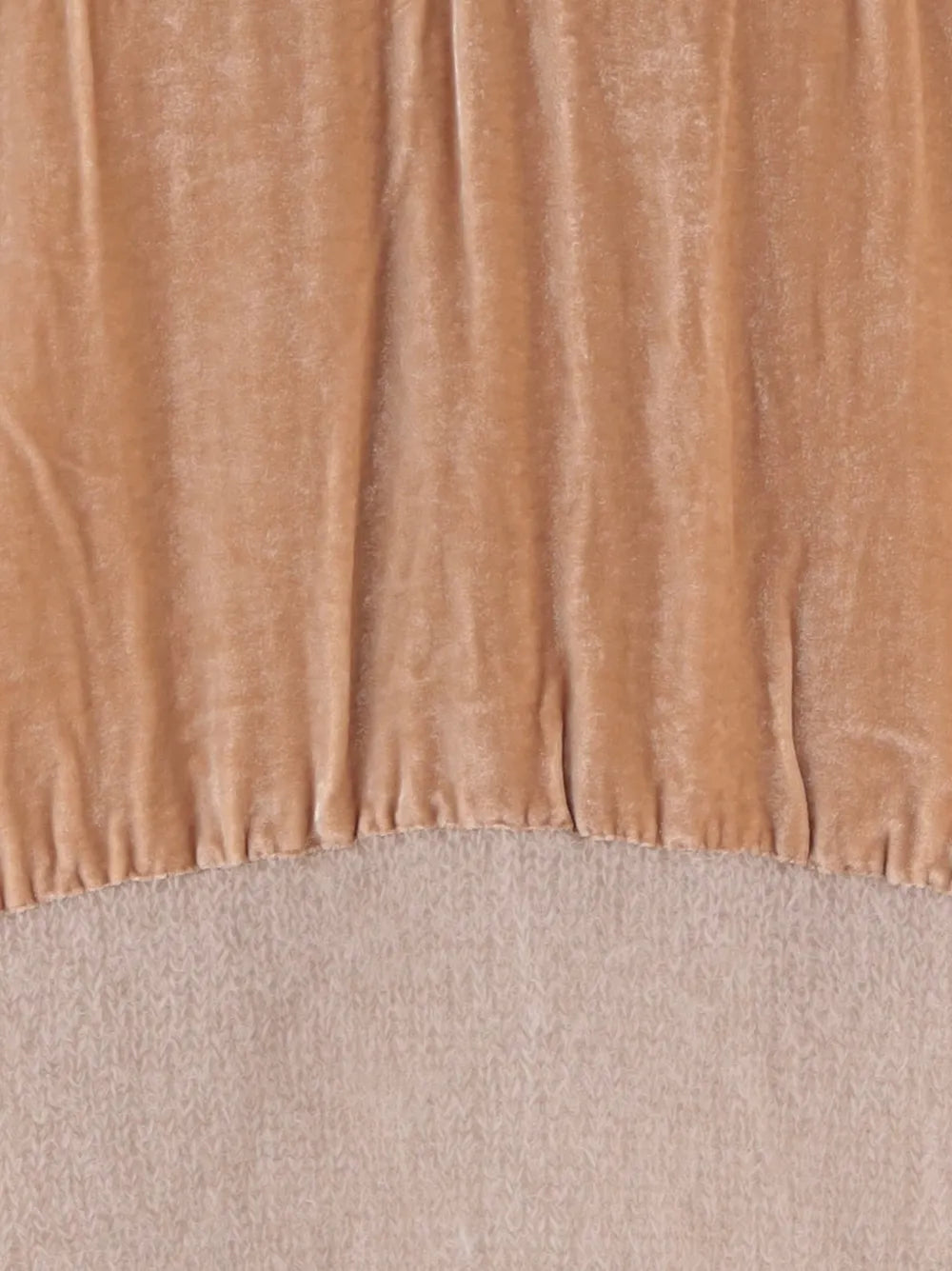 Maison Margiela suéter con paneles de terciopelo y cuello en V - Neutro - imagen 3
